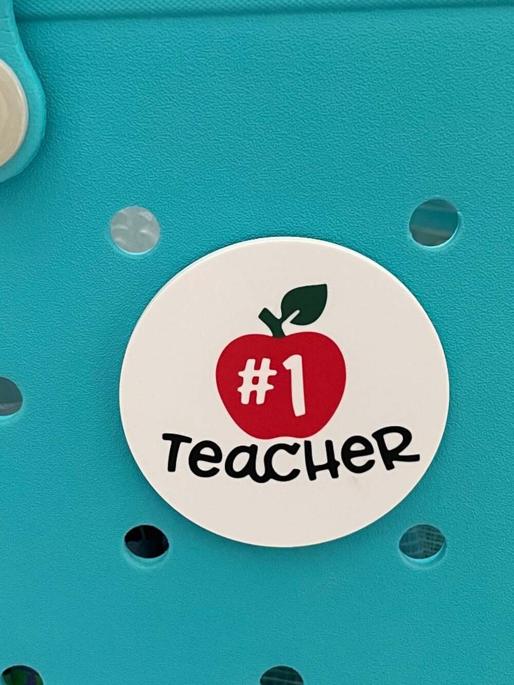 Teacher Bogg Charm-#1 Teacher Bogg Charm-New!